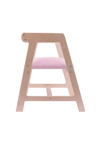 Ahşap Çocuk Oyun, Aktivite, Çalışma Masası Sandalyesi Pembe Pembe