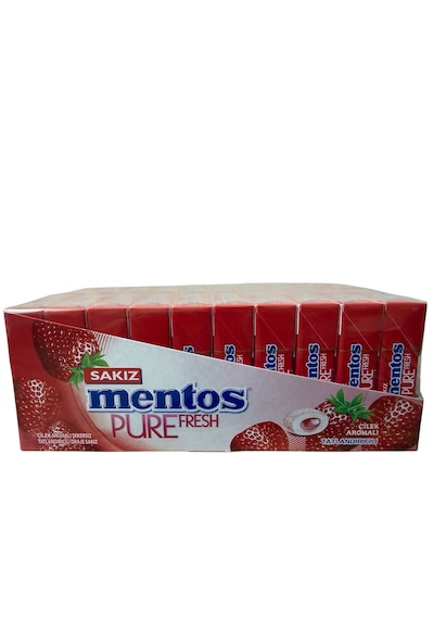 Pure Fresh Çilekli Draje Sakız 22 Gr 20 Adetli