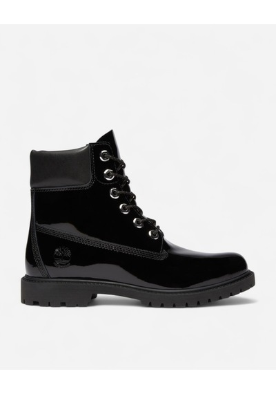 Timberland Timberland Premium 6 Inch Lace Up Waterp Kadın Black Patent Leather Bot Tb0a43f8el61 Siyah