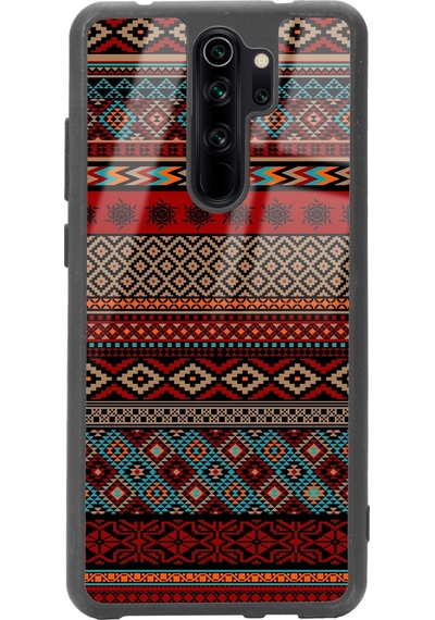 Xiaomi Redmi Note 8 Pro Motif Tasarımlı Glossy Telefon Kılıfı Siyah