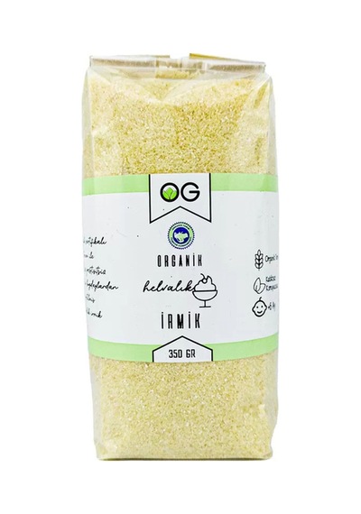 OG natural Organik Helvalık Irmik 350 G