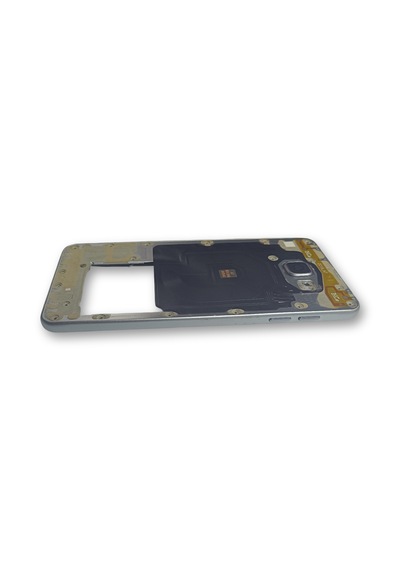 Samsung A710 Kasa Samsung Galaxy Uyumlu A7 2016 Silver Gri Renk Orta Kasa Çıtalı On Off Ses Tuş Bordu Buzzer Hoparlör Kamera Lens Gri Silver