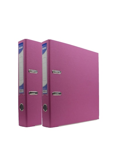 Büro Klasör Pembe Dar Noki Pembe Büro Klasörü Halkalı 2 Adet