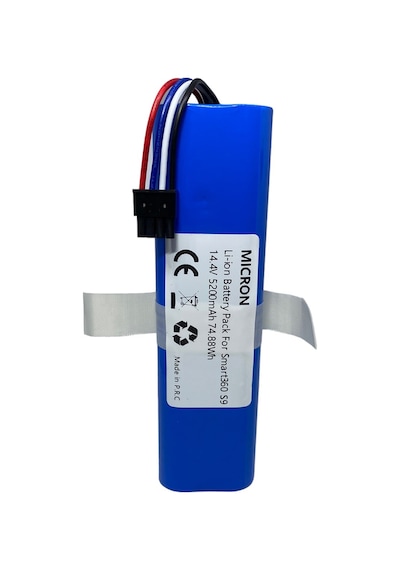 Micron Smart 360 S9 Akıllı Robot Süpürge Bataryası 14.4v 5200mAh Pil