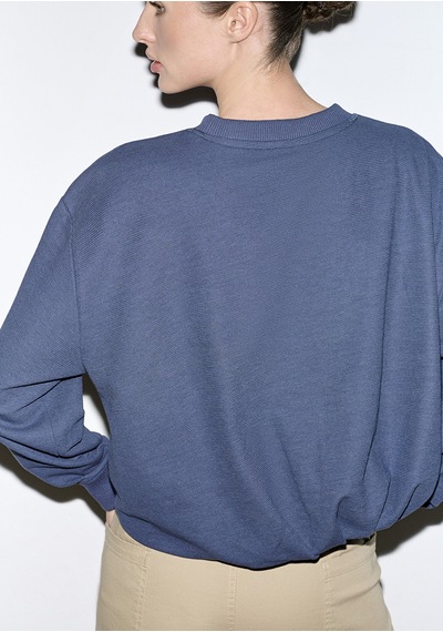 Mavi - Bisiklet Yaka Lacivert Sweatshirt 1s10508-70487 Lacivert