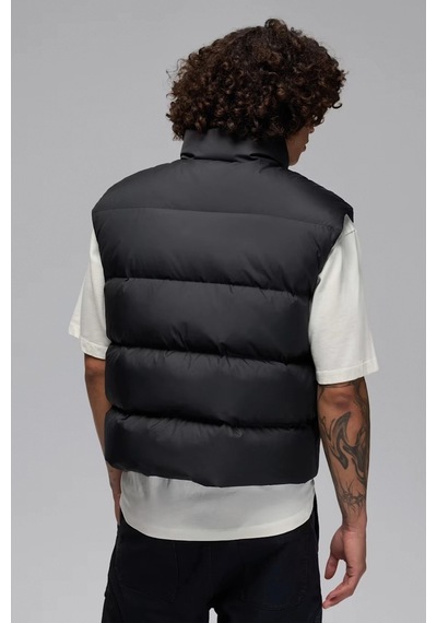 Nike Jordan Flight Down Loose Fit Vest Bol Kesim Su İtici Kaz Tüyü Erkek Yelek Siyah