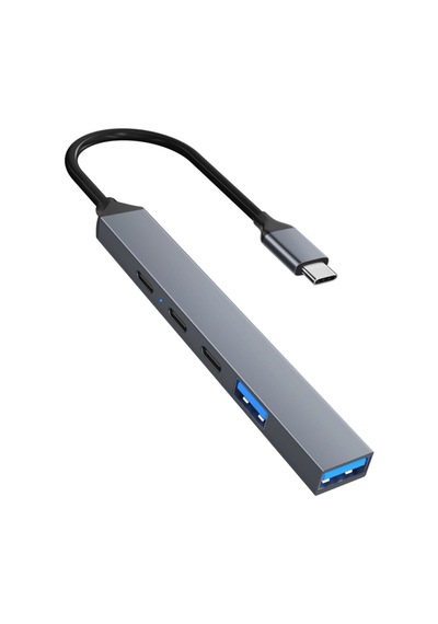 5in1 Type-c To Usb 3.0 Pd Çoklayıcı 100w Şarj Adaptörü - Fc902