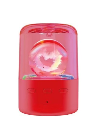 Çeşithane D73 Mini Rgb Bluetooth Hoparlör Tf Kart Destekli Kablosuz-kırmızı