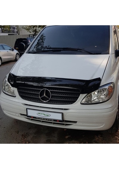 EUROCAP Mercedes Vito W639 Ön Kaput Koruma Rüzgarlığı 3mm Parlak