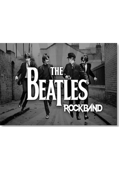 Cakasepetim The Beatles Rock Grubu Ahşap Mdf Tablo