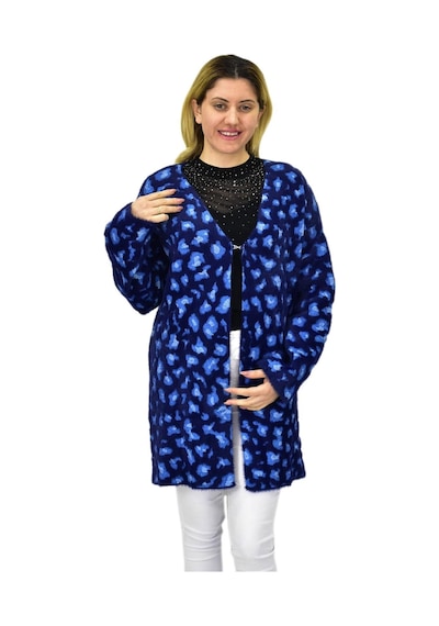 Kadın Yumoş Triko Hırka Bgl-st04091 Lacivert