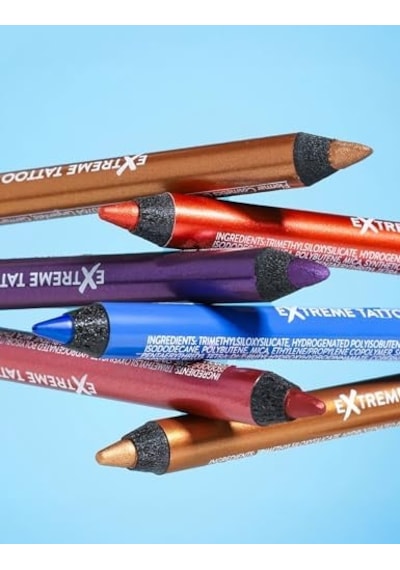 Mat Kalıcı Göz Kalemi Mavi - Extreme Tattoo Gel Pencil - 004 Intense Blue - 8682536028868 0