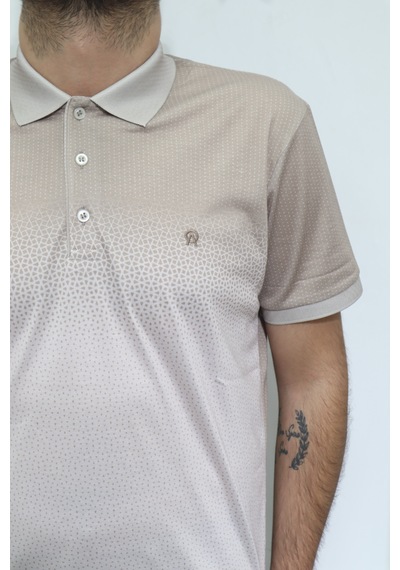 Santa Dmctekstil Erkek Dijital Baskılı Desenli Klasik Kesim Rahat Kalıp Cepsiz Polo Yaka T-shirt Açık Kahverengi Santa Dmctekstil Erkek Dijital Baskılı Desenli Klasik Kesim Rahat Kalıp Cepsiz Polo Yaka T-shirt Açık Kahverengi