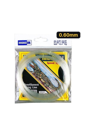 Krokodil 100 Mt Beyaz Monofilament Misina 0.60mm