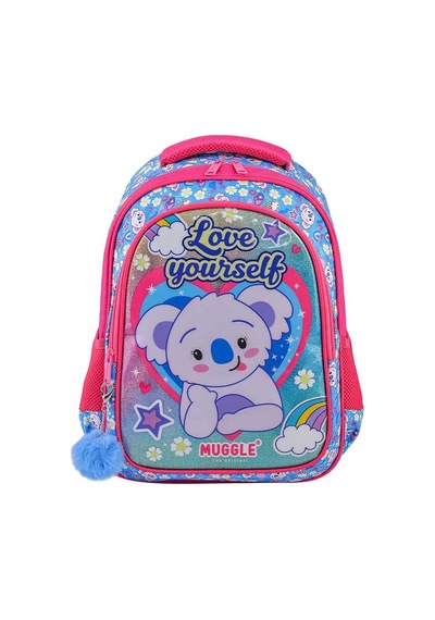 Cute Koala Kız Çocuk İlkokul Çantası Set 3 Parça Renkli