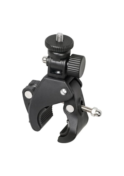 Ayex Ax-bm02 1/4'' Vidalı Sabitleme Kelepçesi 16-36 Mm Gidon Boru Ve Tripod Uyumlu 180 Ayarlanabilir