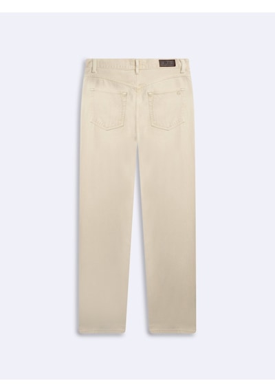 LTB Vanetta Zıp Fermuarlı Straight Krem Jean Pantolon
