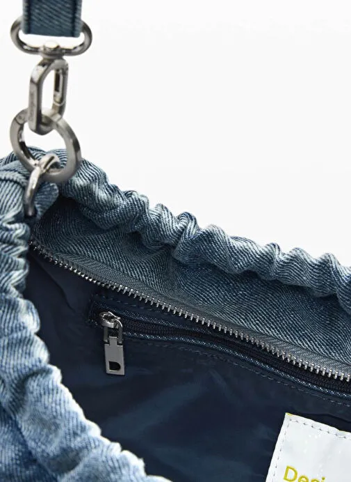 Desigual Mavi Kadın Omuz Çantası