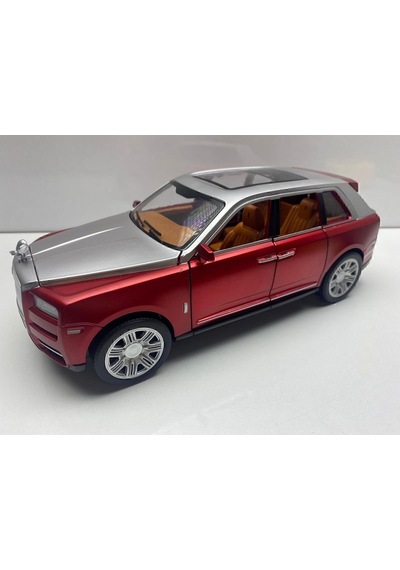Rolls Royce Metal Model Araba Metal Oyuncak Araba 1.24 Koleksiyon Araba Kapılar Açılır Sesli Işıklı Gri