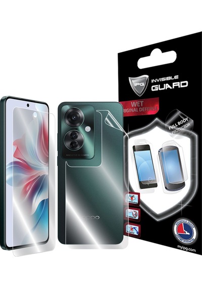 Oppo Reno11 F İçin Ipg Hydrogel İnce Tpu Tam Kaplama Ekran Ve Arka Koruma