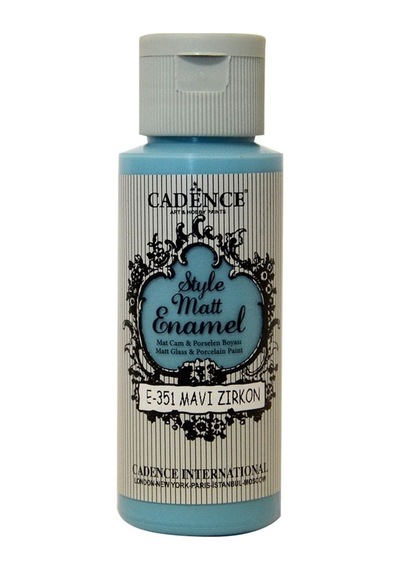 Enamel Cam Boyası E-351 Mavi Zirkon 59ml Diğer