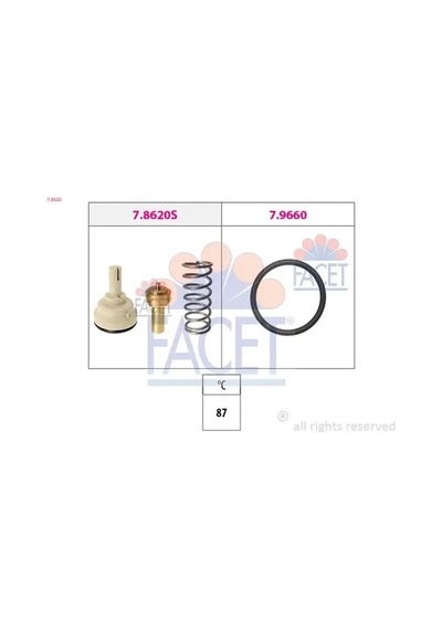 Vw Jetta 3 Termostat 1.6 2006-2010 Blf Facet 78620