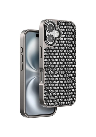 Venco - 209 - İphone 16 Brand Kapak - Glblseme - - Gümüş