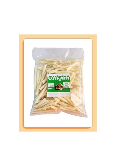 Sütlü Kırık Burgu Çubuk Çiğneme Kemiği - 500 Gr
