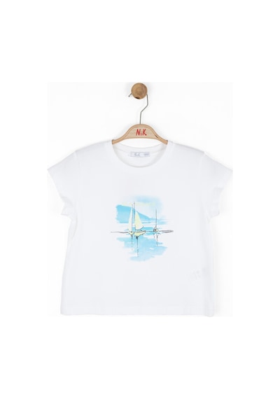 Xo Kids Kız Çocuk Tişört 8-14 Yaş 36369 Beyaz