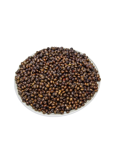 3 Mm Koyu Kahve Ahşap Boncuk 50 Gr