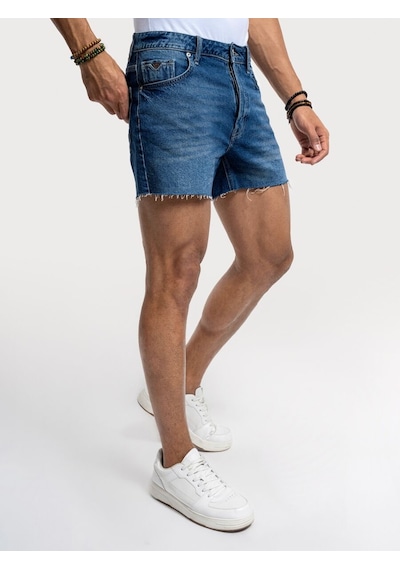 LOFT Straight Fit Erkek Şort Lf2036225 Q1.v1 Denim