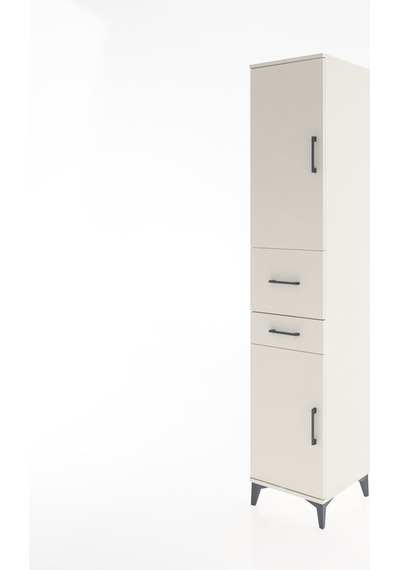 Hyperion Dolap 4 Raflı 2 Çekmeceli 2 Kapaklı 44x44x221 Aytaşı... Aytaşı