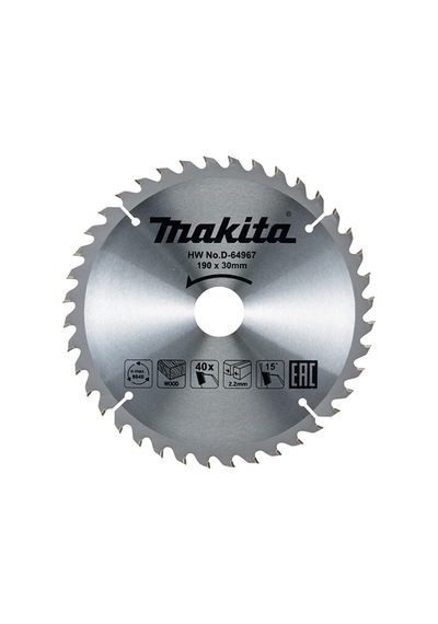 Makita D-64967 Daire Testere 40 Diş 190X30 MM 11504