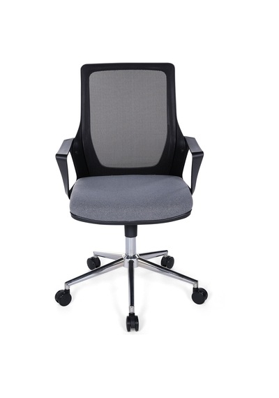 Ofisbazaar Alf Fileli Çalışma Koltuğu Ergonomik Şef Ve Toplantı Koltuğu Gri Gri