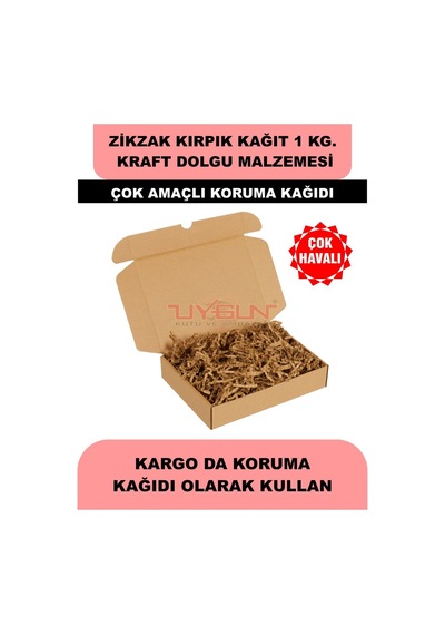 1 Kg. Z Zigzag Kırpık Kağıt, Hediye Kutusu Süsleme Kağıdı, Kutu Zemin Dolgu Kağıdı, Kargo Dolgu Kağıdı