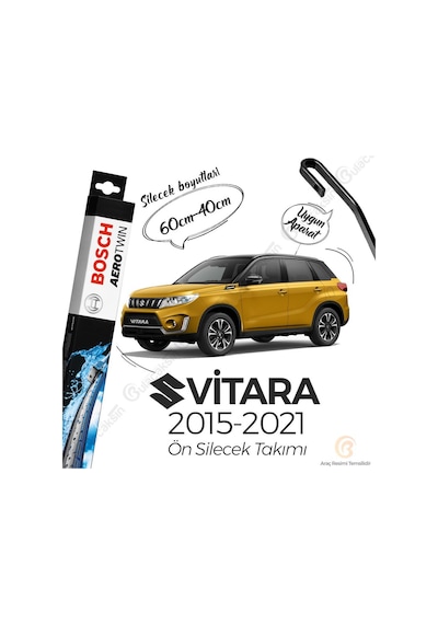 Suzuki Vitara Muz Silecek Takımı 2015-2021 Bosch Aerotwin N11.4663