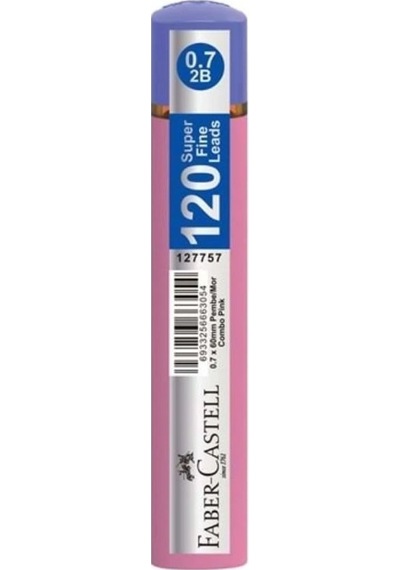 Faber-castell Min Grip Soft T, Kombo Pembe/mor 0.7 Mm 120 Li