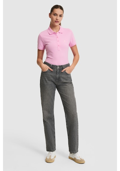 U.s. Polo Assn. Kadın Pembe Tişört Basic 50321798-vr041
