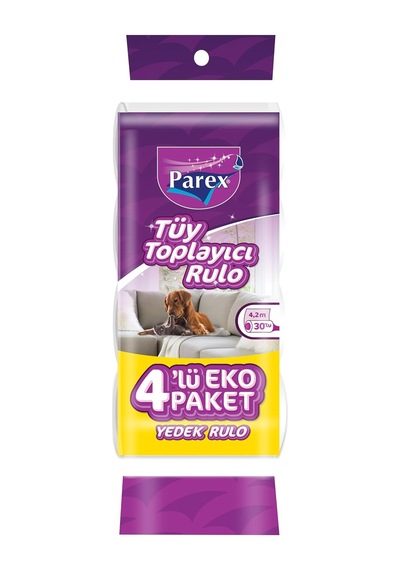 Premium Tüy Toplayıcı Yedek Rulo 4 Adet 30 Yaprak