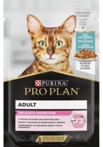 Pro Plan Pouch Sos İçinde Okyanus Balıklı Yetişkin Kedi Konservesi 85 Gr