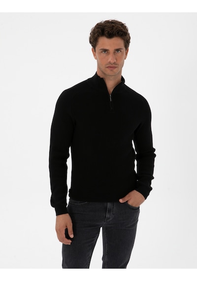 Pierre Cardin Erkek Siyah Kazak /triko 50315732-vr046 Siyah