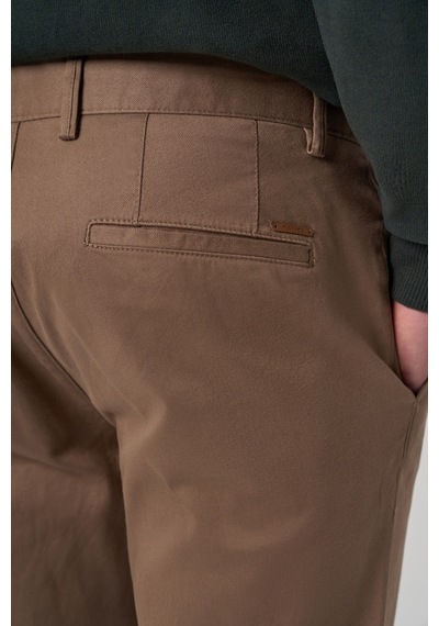 Morven Erkek Bej Pamuk Trend Slim Fit Chino Pantolon 26ks003003653 Bej