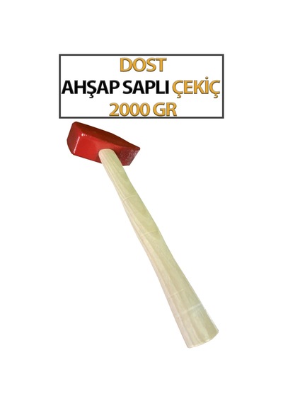Çekiç Ahşap Saplı Sağlam Dayanıklı 2000 Gr