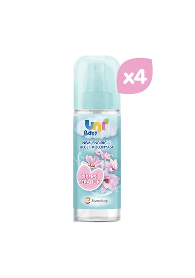 Uni Baby Çiçeksi Kokular Bebek Kolonyası 4 X 150 Ml