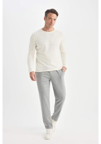 DeFacto Jogger Pantolon Beli Bağcıklı Cepli Düz Paça D8641AX24AUGR210