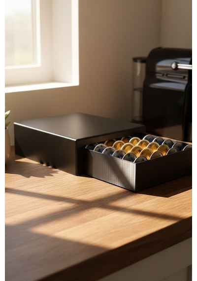 Nespresso Vertuo Kapsül Tutucu Çekmece Tasarımlı Çok Renkli