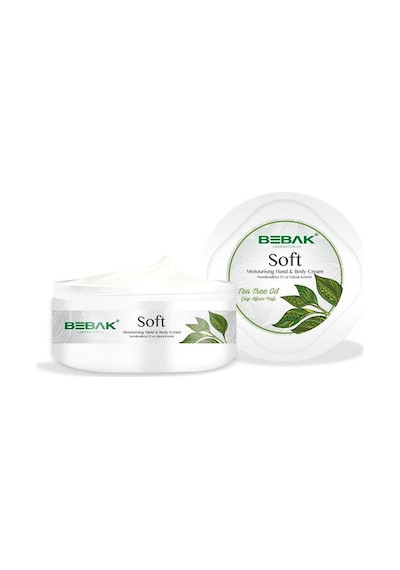 Bebak Çay Ağacı Yağı Nemlendirici El ve Vücut Kremi 300 ML