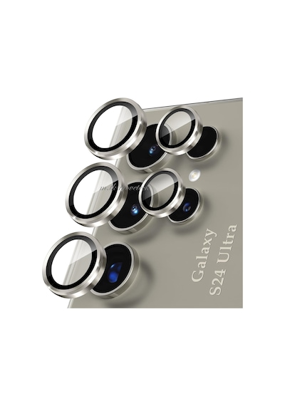 Samsung Uyumlu Galaxy S24 Ultra Kamera Lens Camı Koruyucu Safir Hd Renk