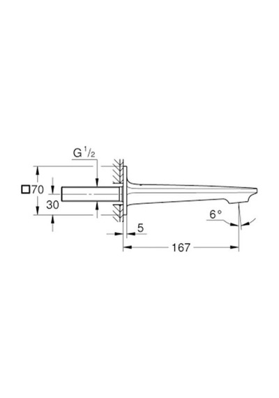 Grohe Allure New Çıkış Ucu - 13264GN1 Altın