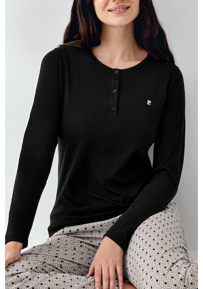 Pierre Cardin Kadın Siyah Pijama Takımı Pc9102-s-v1 Siyah
